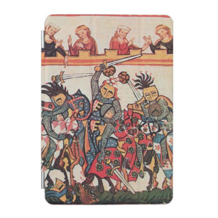MEDIEVAL TOURNAMENT, FIGHTING KNIGHTS AND DAMSELS iPad MINI COVER