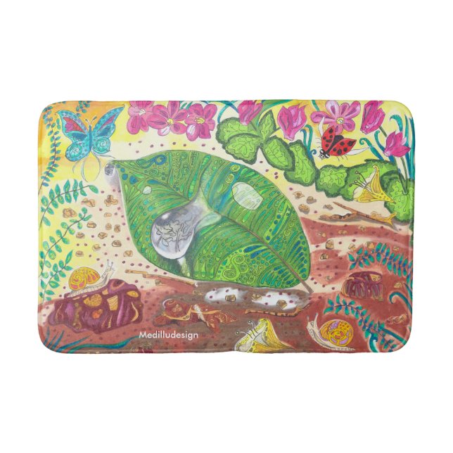 Medilludesign - Interbeing Bath Mat (Front)