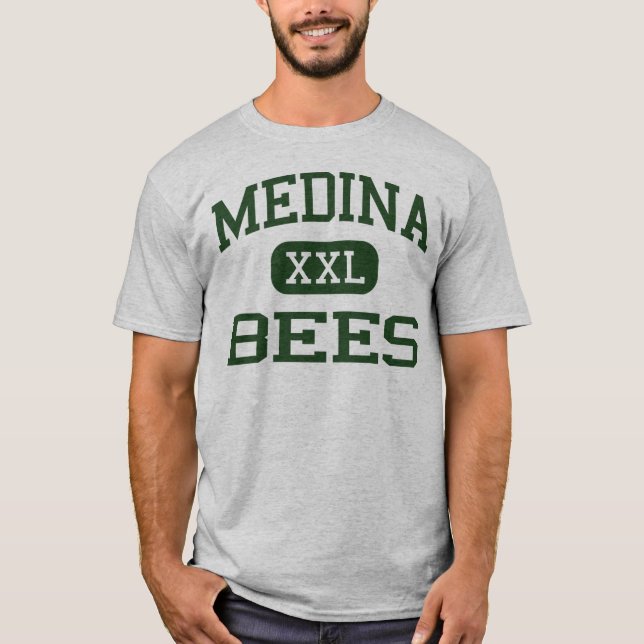 Medina - Bees - Medina High School - Medina Ohio T-Shirt (Front)