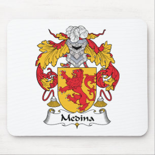 Medina Family Crest Mouse Pad