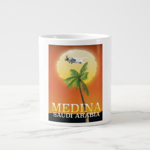 Medina Saudi Arabia Travel poster Large Coffee Mug