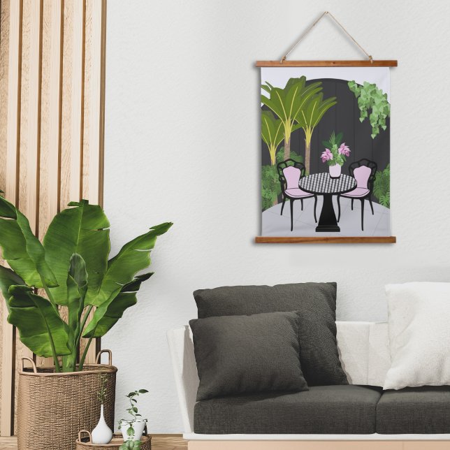 Medinilla Garden Courtyard Hanging Tapestry (Creator Uploaded)