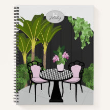 Medinilla Garden Courtyard Monogram