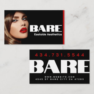 MediSpa Aesthetics Injector  Business Card