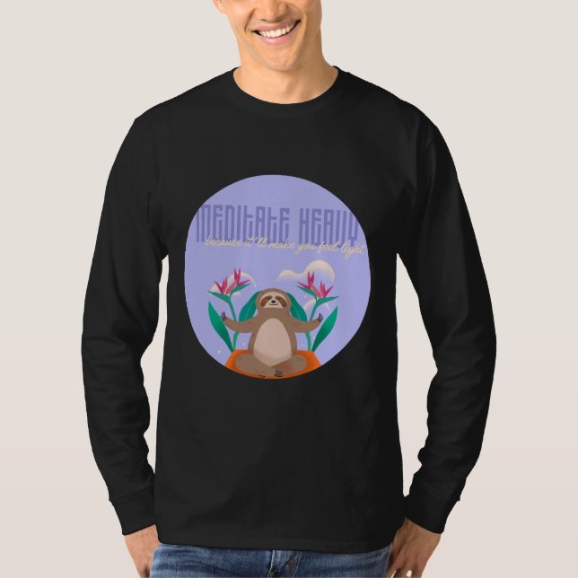 Meditate Heavy T-Shirt (Front)