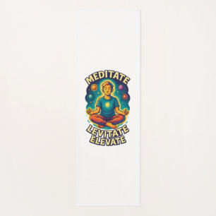 "Meditate. Levitate. Elevate." – Cosmic Energy Yoga Mat