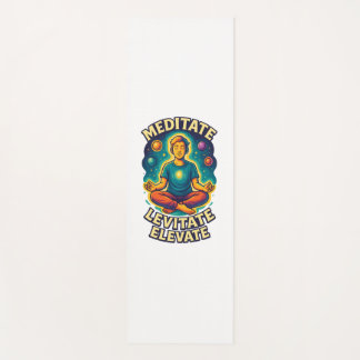 "Meditate. Levitate. Elevate." – Cosmic Energy  Yoga Mat