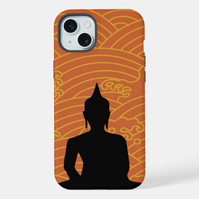 Meditating Buddha iPhone Case (Back)