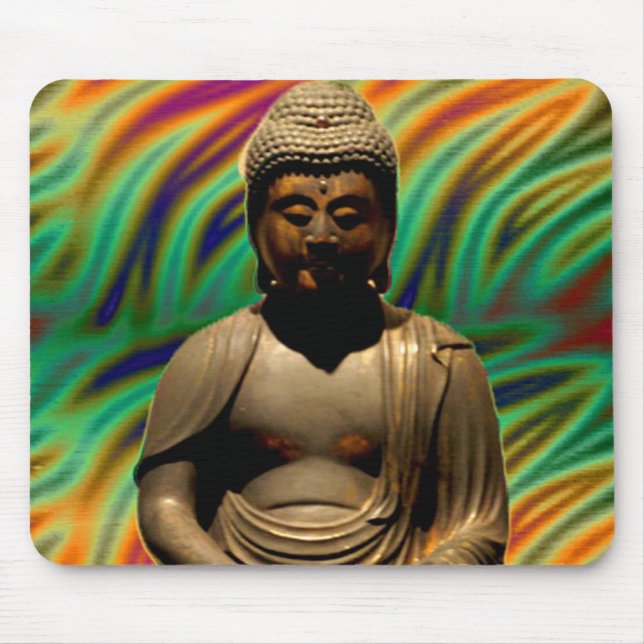 Meditating Buddha  Mouse Pad (Front)