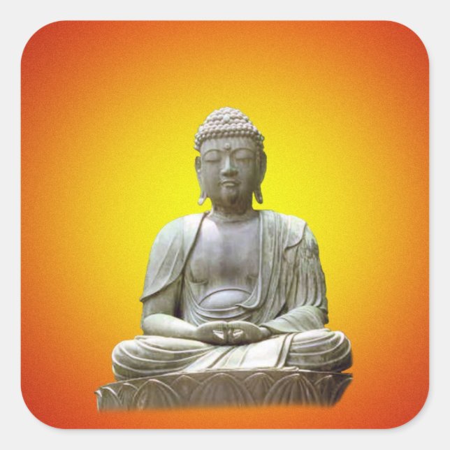 Meditating Buddha sticker (Front)