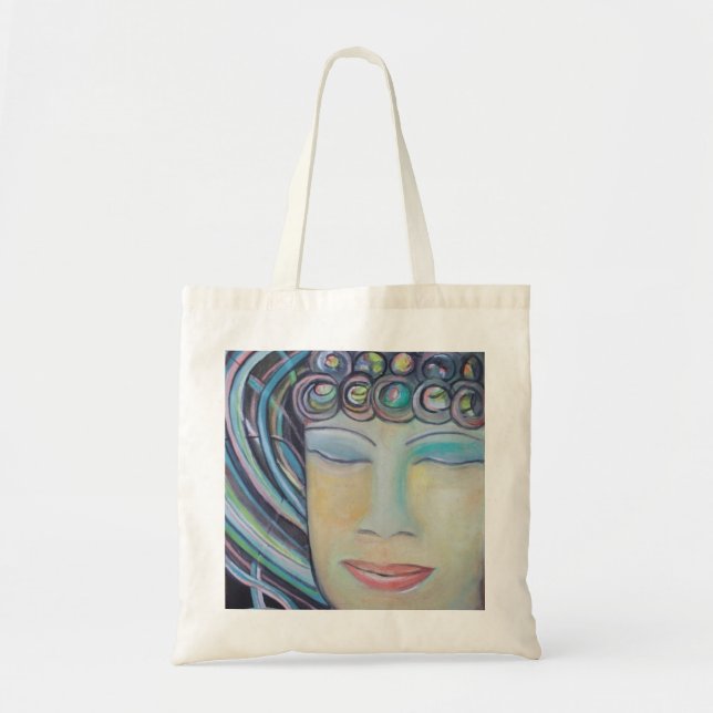 Meditating Buddha Tote Bag (Front)