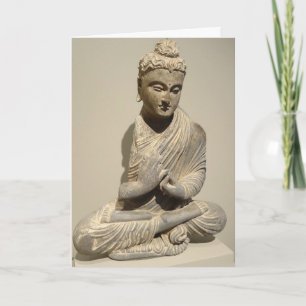 Meditating Buddha Zen Inspirational Card
