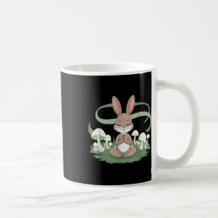 Meditating Bunny Calm Mindfulness Mental Health Aw Coffee Mug