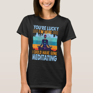 Meditating Spiritual Buddha Meditation Woman T-Shirt