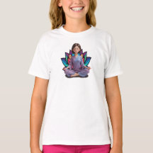 Meditation-3 Basic Child Fem Shirt