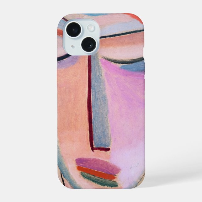 Meditation Alexej von Jawlensky Figurative Art iPhone 15 Case (Back)