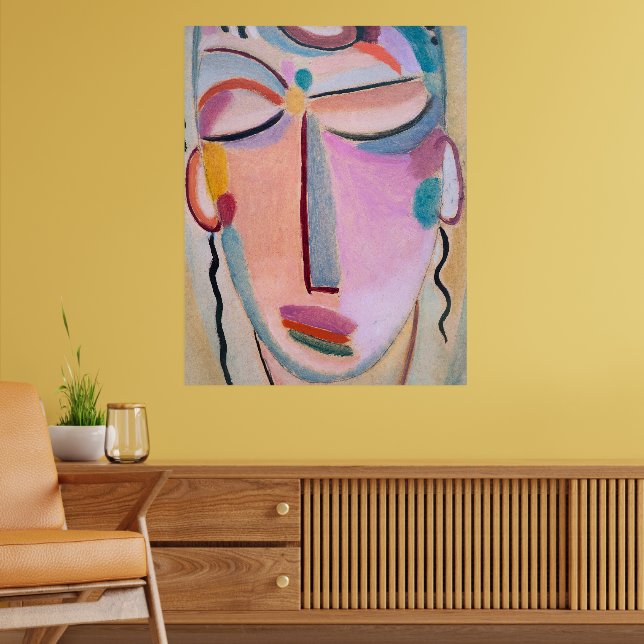 Meditation Alexej von Jawlensky Figurative Art Poster (Living Room 2)