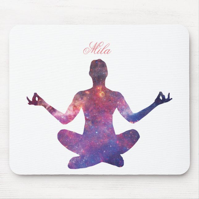 Meditation and peace mouse pad (Front)