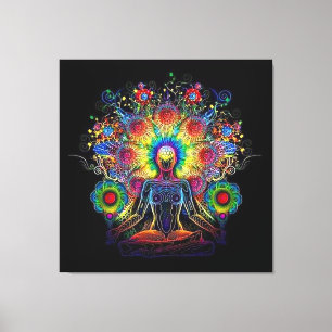 Meditation and serenity canvas print
