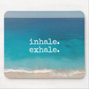 Meditation Beautiful Paradise Beach Mouse Pad