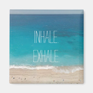 Meditation Breath Beautiful Beach Spring 2020 Magnet