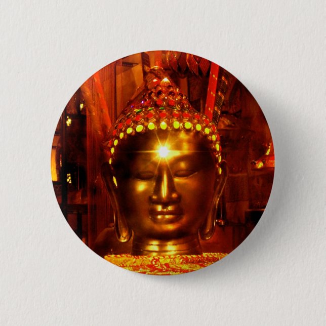 Meditation Buddha  Button (Front)