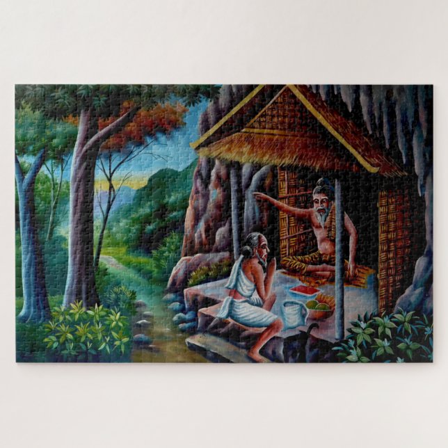 meditation buddha puzzle (Horizontal)