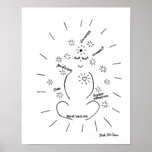 Meditation Canvas Poster