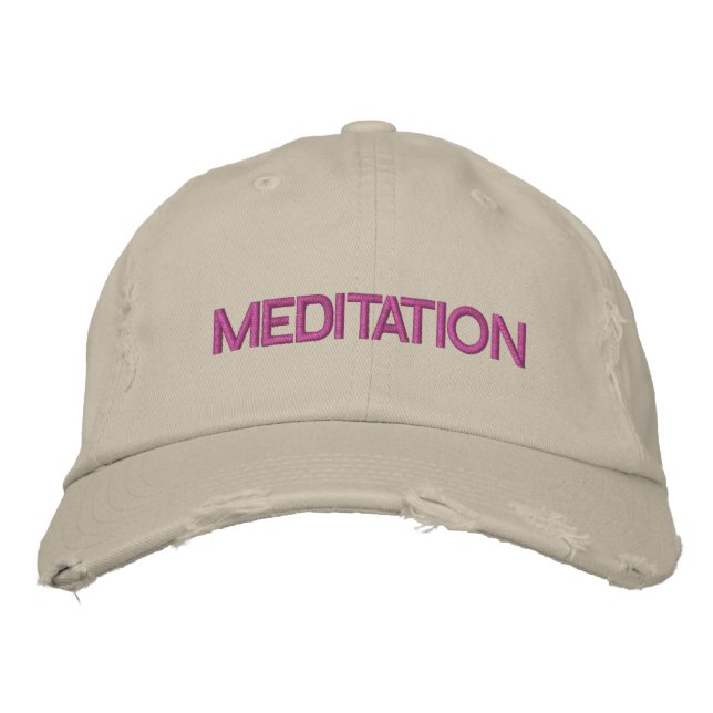 MEDITATION cap (Front)