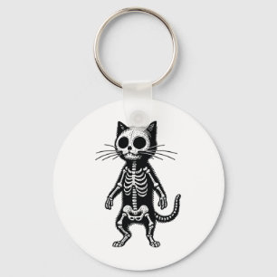 Meditation Cat Yoga Pose Relaxing Animal Key Ring