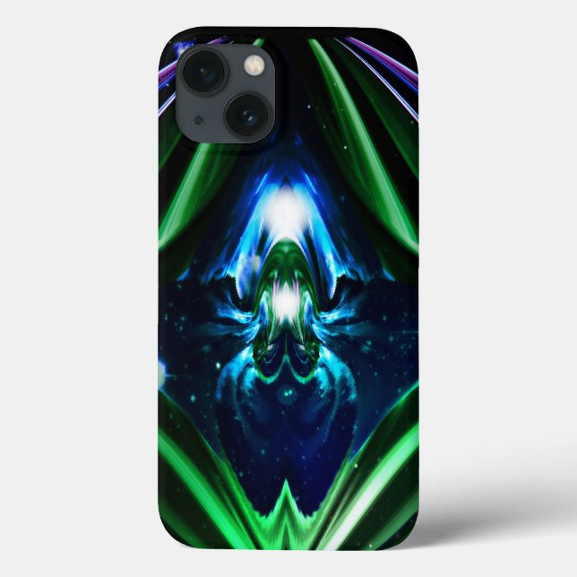 Meditation-Chakras Blue N Green iPad Air case (Back)