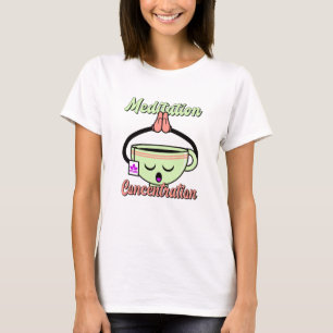 Meditation Concentration Cute Coffee Mug Kawaii T-Shirt