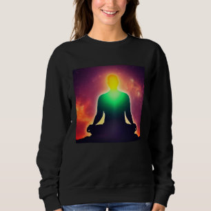 Meditation Enlightment Spiritual Yoga Transcendent Sweatshirt