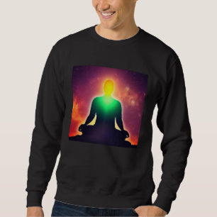 Meditation Enlightment Spiritual Yoga Transcendent Sweatshirt