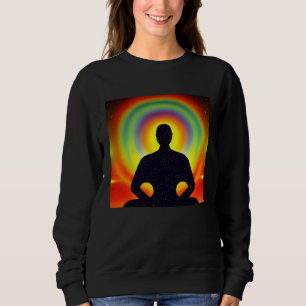 Meditation Enlightment Spiritual Yoga Transcendent Sweatshirt