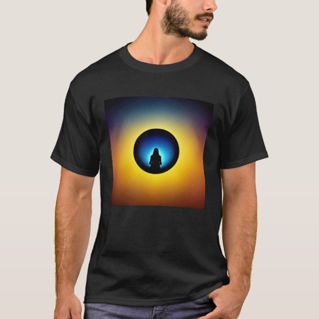 Meditation Enlightment Spiritual Yoga Transcendent T-Shirt (Front)