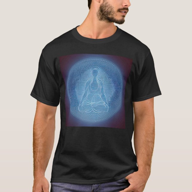Meditation Enlightment Spiritual Yoga Transcendent T-Shirt (Front)