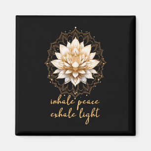 Meditation Esoteric Lotus Inhale Peace Exhale Ligh Magnet