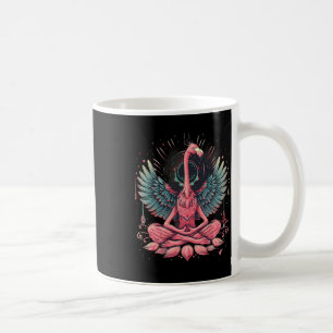 Meditation Flamingo Zen Buddha Yoga Spiritual Budd Coffee Mug