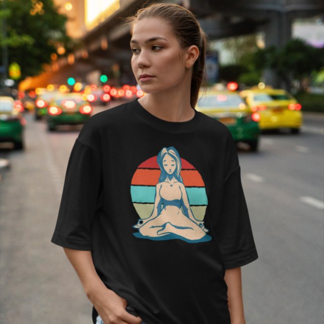 Meditation Girl Vintage  T-Shirt (Creator Uploaded)