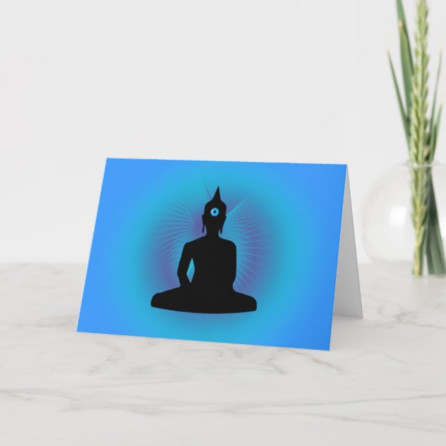 meditation greeting card (Front)
