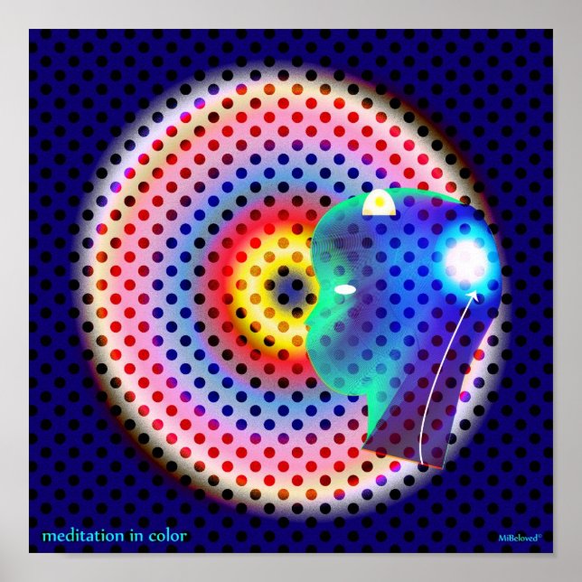 Meditation in Colour Poster (Front)