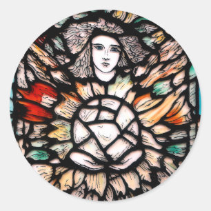 Meditation in Colours Classic Round Sticker