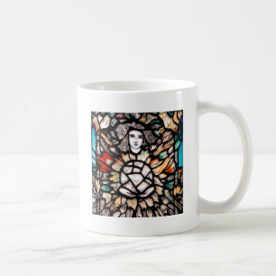 Meditation in Colours: Stained-Glass Art & Spiritu Coffee Mug
