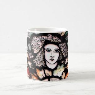 Meditation in Colours: Stained-Glass Art & Spiritu Coffee Mug