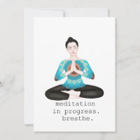 meditation in progress. breathe
