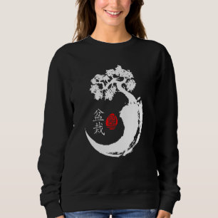 Meditation Japanese Bonsai Tee Yin Yang Buddhist Z