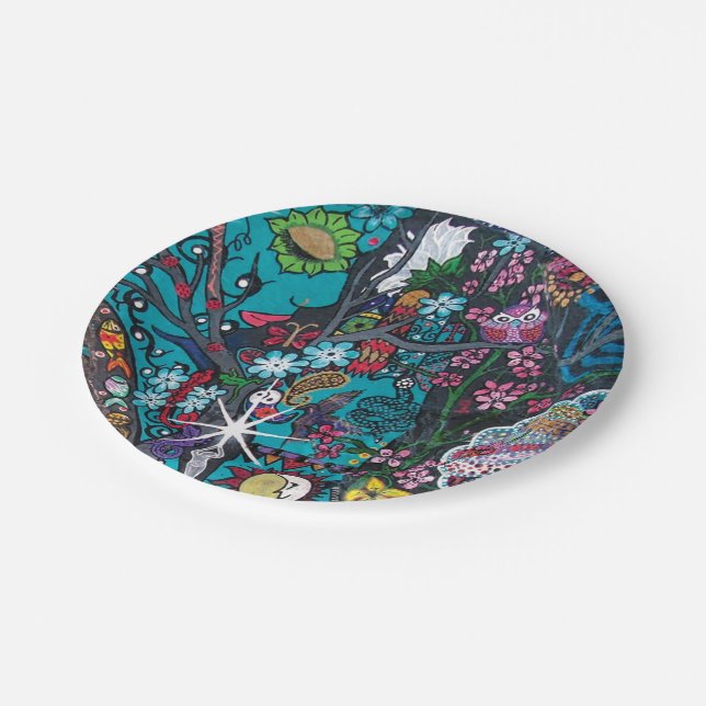 Meditation journey paper plate (Angled)