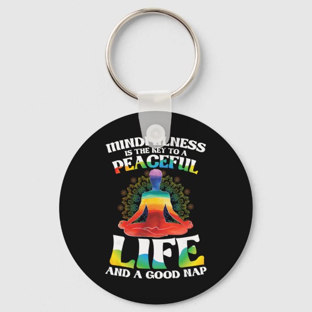 Meditation  key ring (Front)