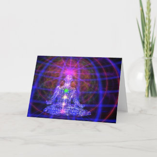 Meditation Man Greeting Card - 5x7